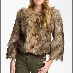 Michael Kors Faux Fur Jacket Coat